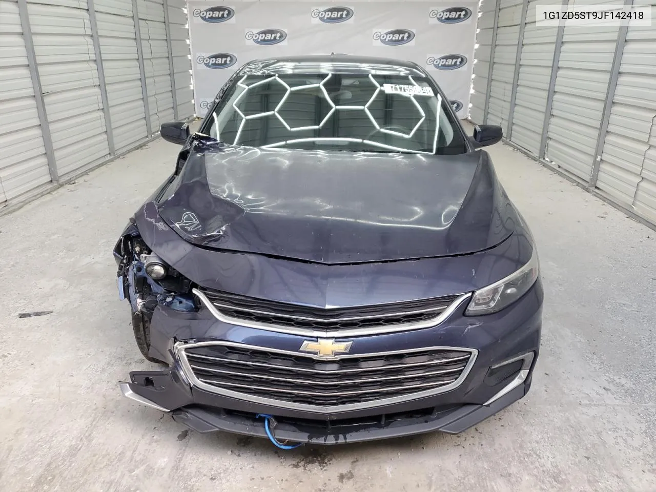 2018 Chevrolet Malibu Lt VIN: 1G1ZD5ST9JF142418 Lot: 71755064