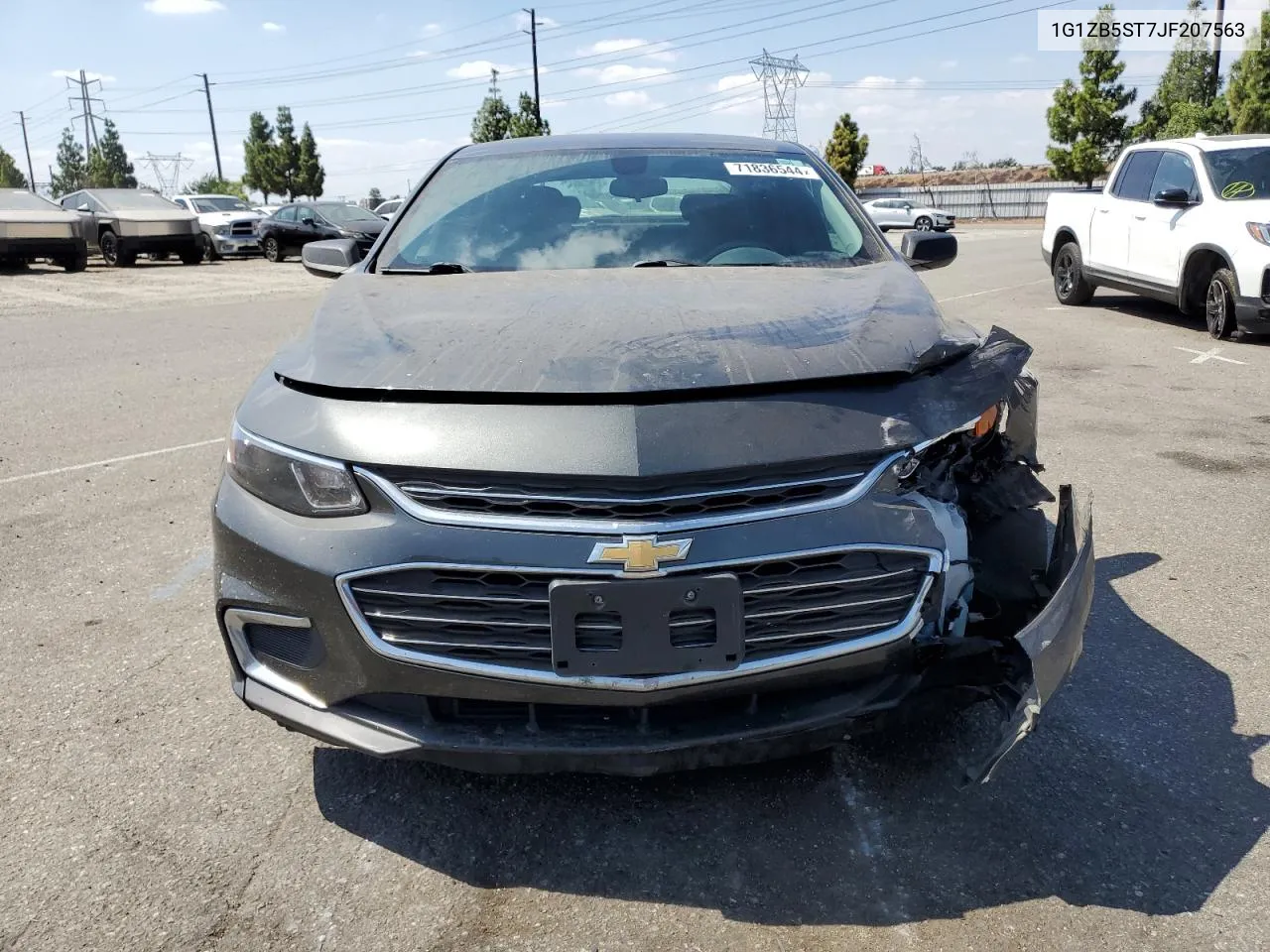 2018 Chevrolet Malibu Ls VIN: 1G1ZB5ST7JF207563 Lot: 71836544