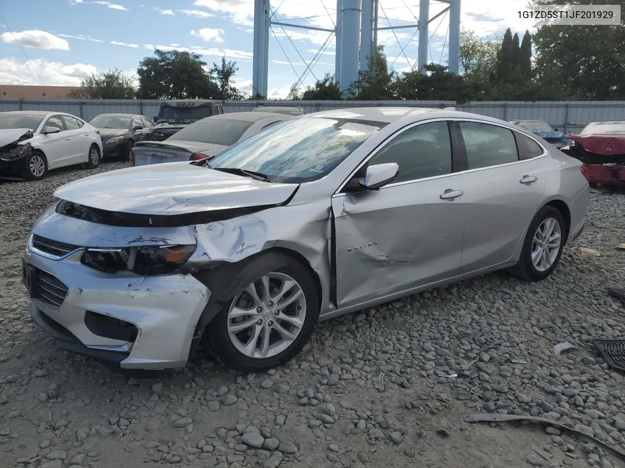 2018 Chevrolet Malibu Lt VIN: 1G1ZD5ST1JF201929 Lot: 71893204