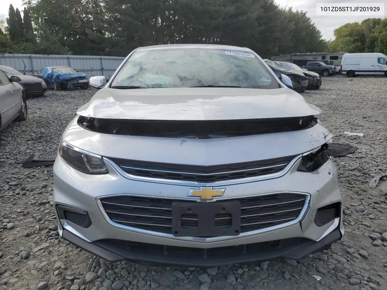 2018 Chevrolet Malibu Lt VIN: 1G1ZD5ST1JF201929 Lot: 71893204