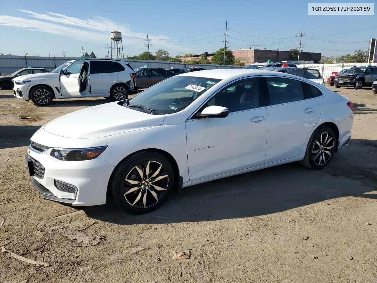 1G1ZD5ST7JF293189 2018 Chevrolet Malibu Lt