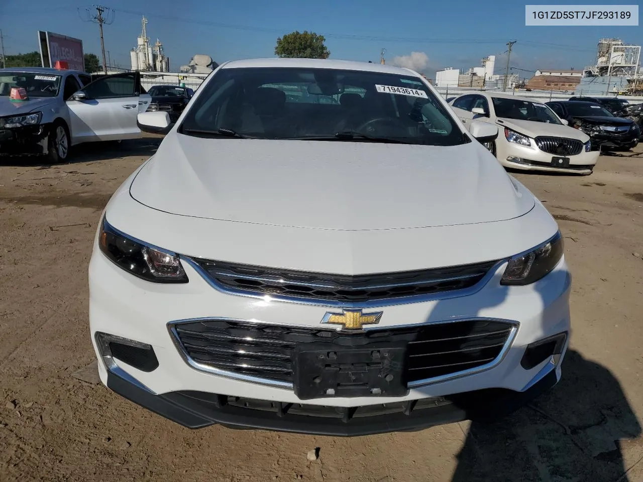 2018 Chevrolet Malibu Lt VIN: 1G1ZD5ST7JF293189 Lot: 71943614