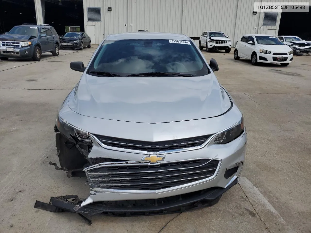 2018 Chevrolet Malibu Ls VIN: 1G1ZB5ST5JF105498 Lot: 71967564