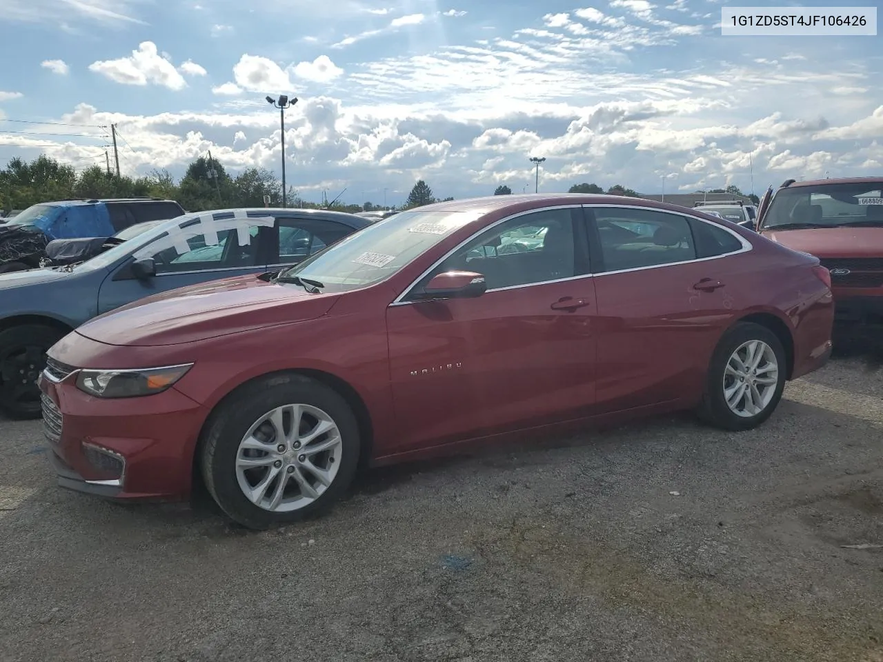 2018 Chevrolet Malibu Lt VIN: 1G1ZD5ST4JF106426 Lot: 71975274