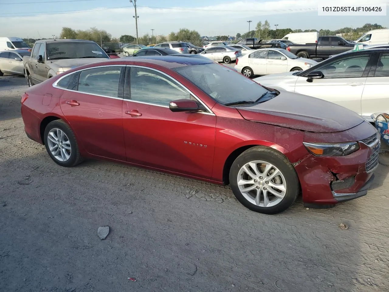 2018 Chevrolet Malibu Lt VIN: 1G1ZD5ST4JF106426 Lot: 71975274