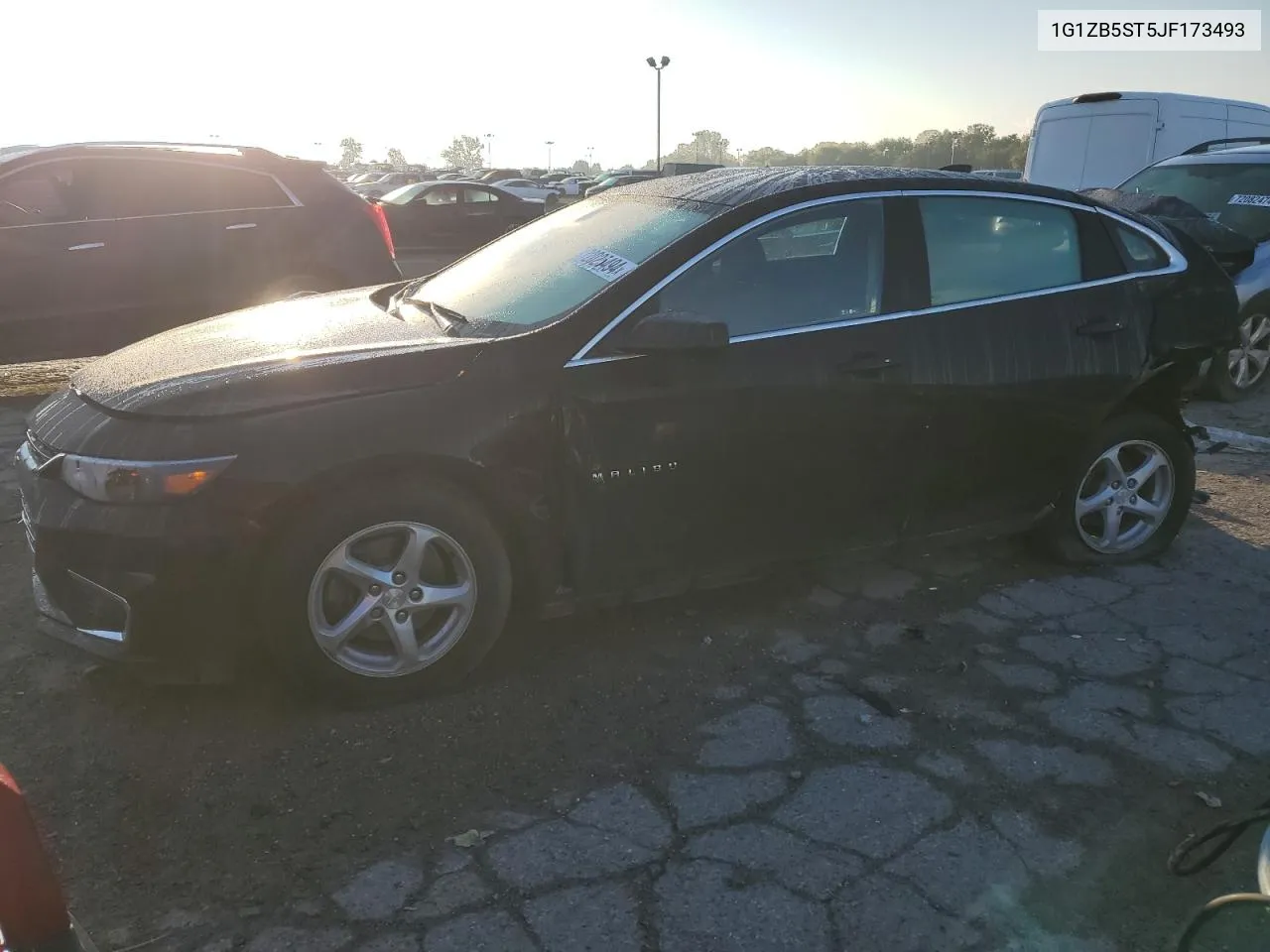 2018 Chevrolet Malibu Ls VIN: 1G1ZB5ST5JF173493 Lot: 72025494