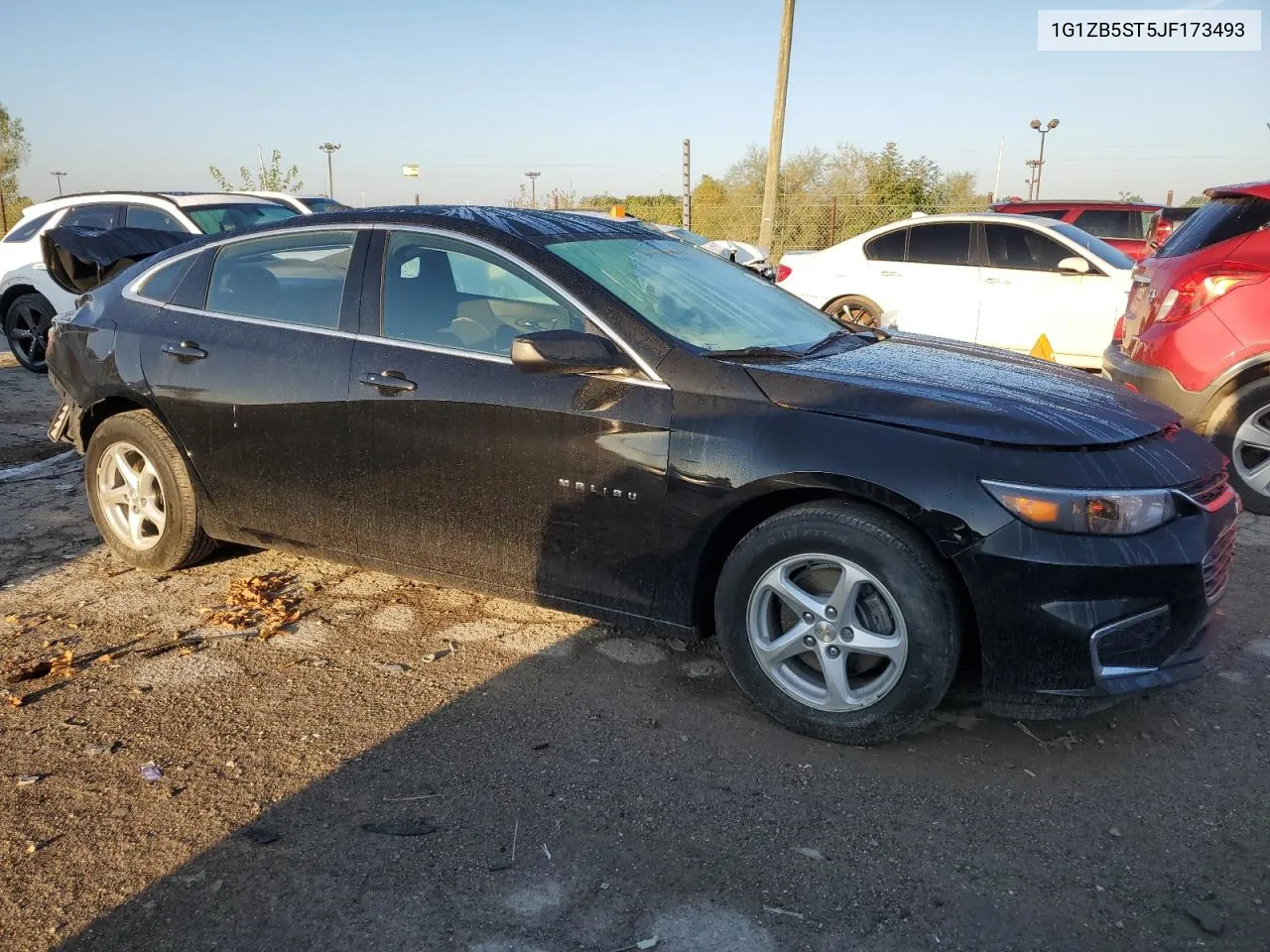 2018 Chevrolet Malibu Ls VIN: 1G1ZB5ST5JF173493 Lot: 72025494