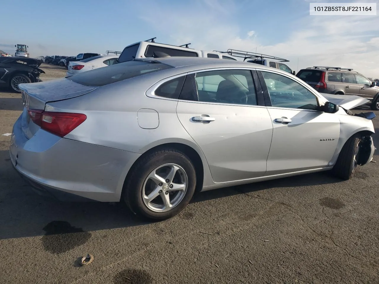 2018 Chevrolet Malibu Ls VIN: 1G1ZB5ST8JF221164 Lot: 72041544