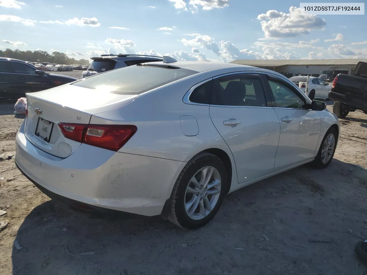 2018 Chevrolet Malibu Lt VIN: 1G1ZD5ST7JF192444 Lot: 72131274