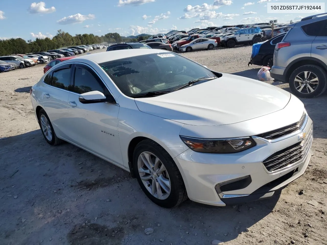 2018 Chevrolet Malibu Lt VIN: 1G1ZD5ST7JF192444 Lot: 72131274