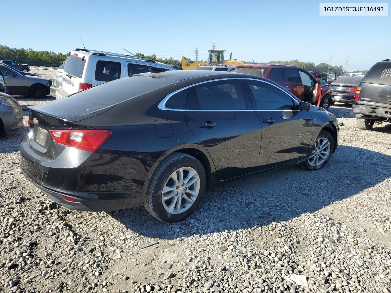 2018 Chevrolet Malibu Lt VIN: 1G1ZD5ST3JF116493 Lot: 72131374