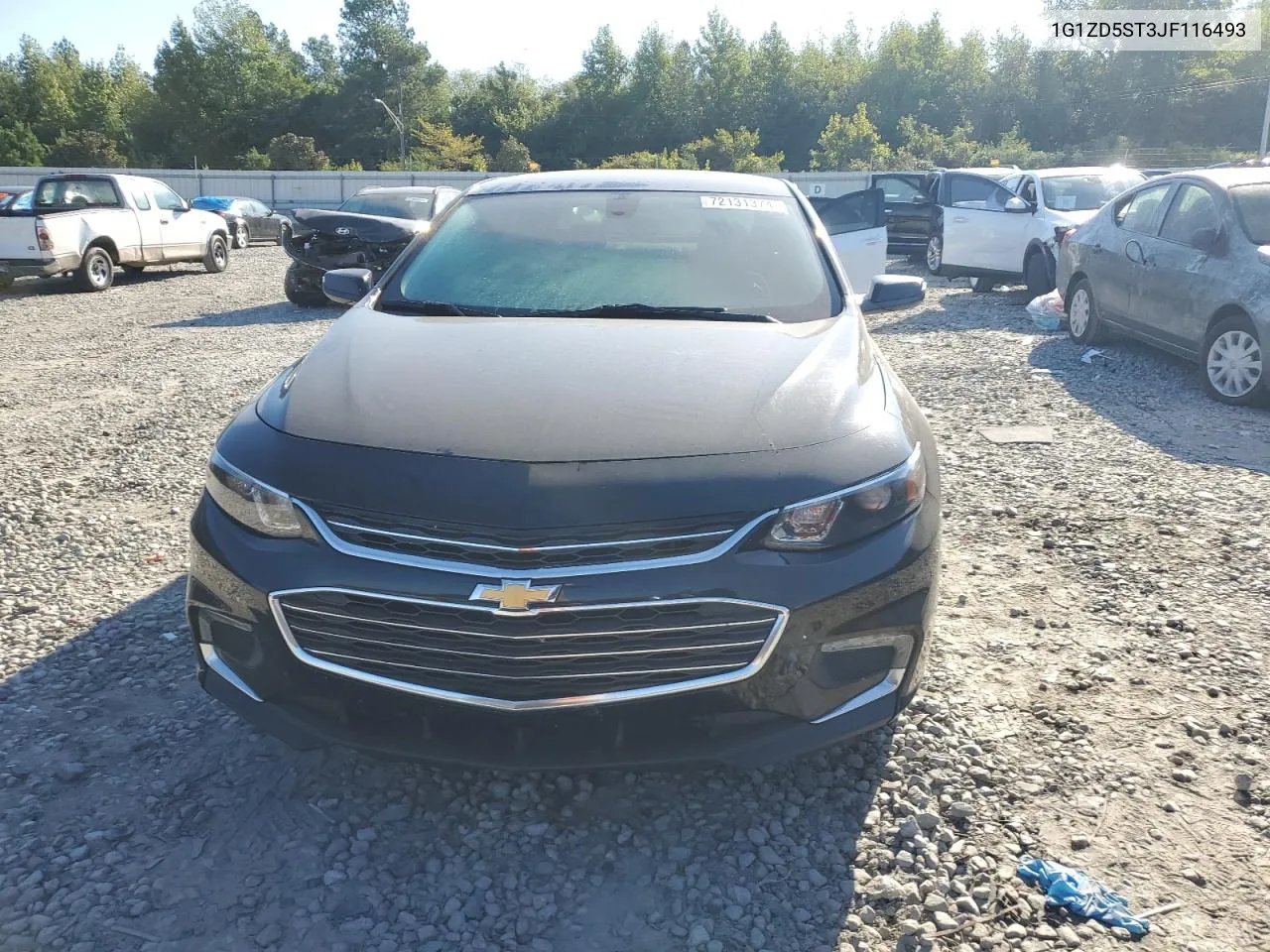 2018 Chevrolet Malibu Lt VIN: 1G1ZD5ST3JF116493 Lot: 72131374