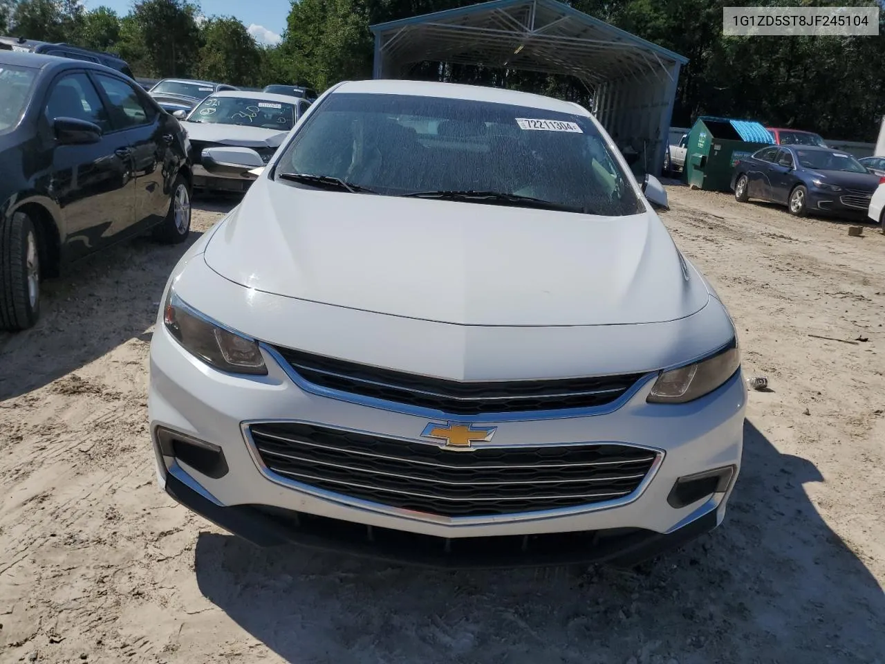 1G1ZD5ST8JF245104 2018 Chevrolet Malibu Lt