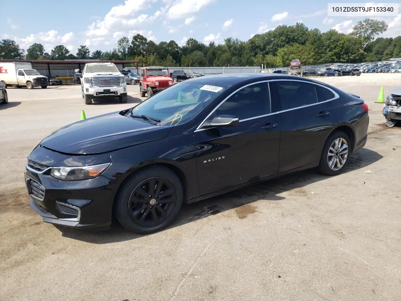 2018 Chevrolet Malibu Lt VIN: 1G1ZD5ST9JF153340 Lot: 72231304