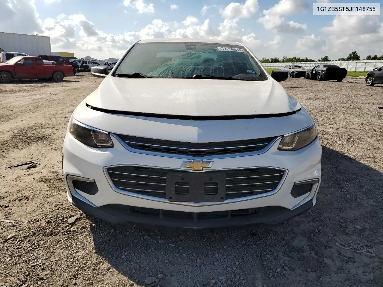 2018 Chevrolet Malibu Ls VIN: 1G1ZB5ST5JF148755 Lot: 72256814