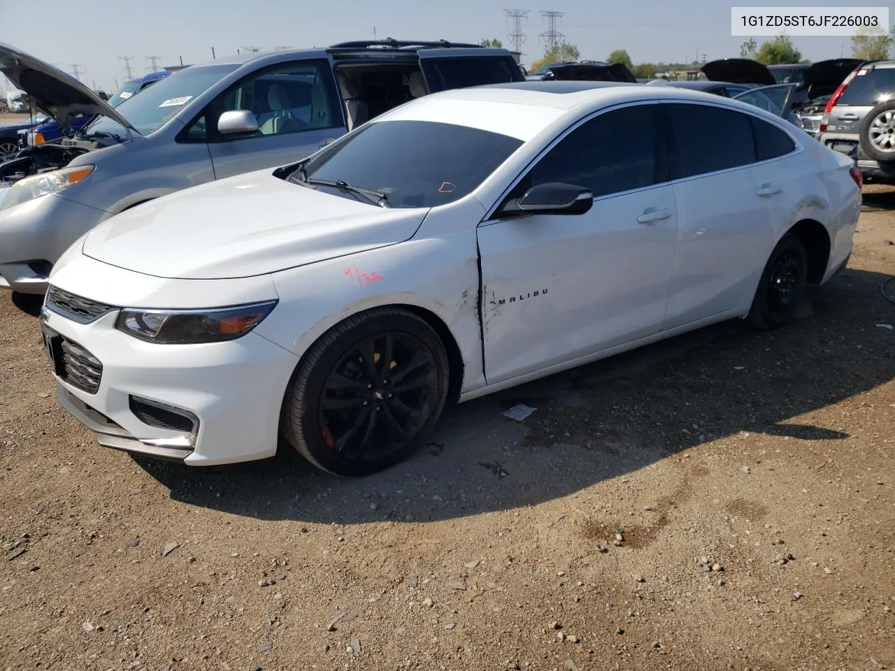 2018 Chevrolet Malibu Lt VIN: 1G1ZD5ST6JF226003 Lot: 72277824