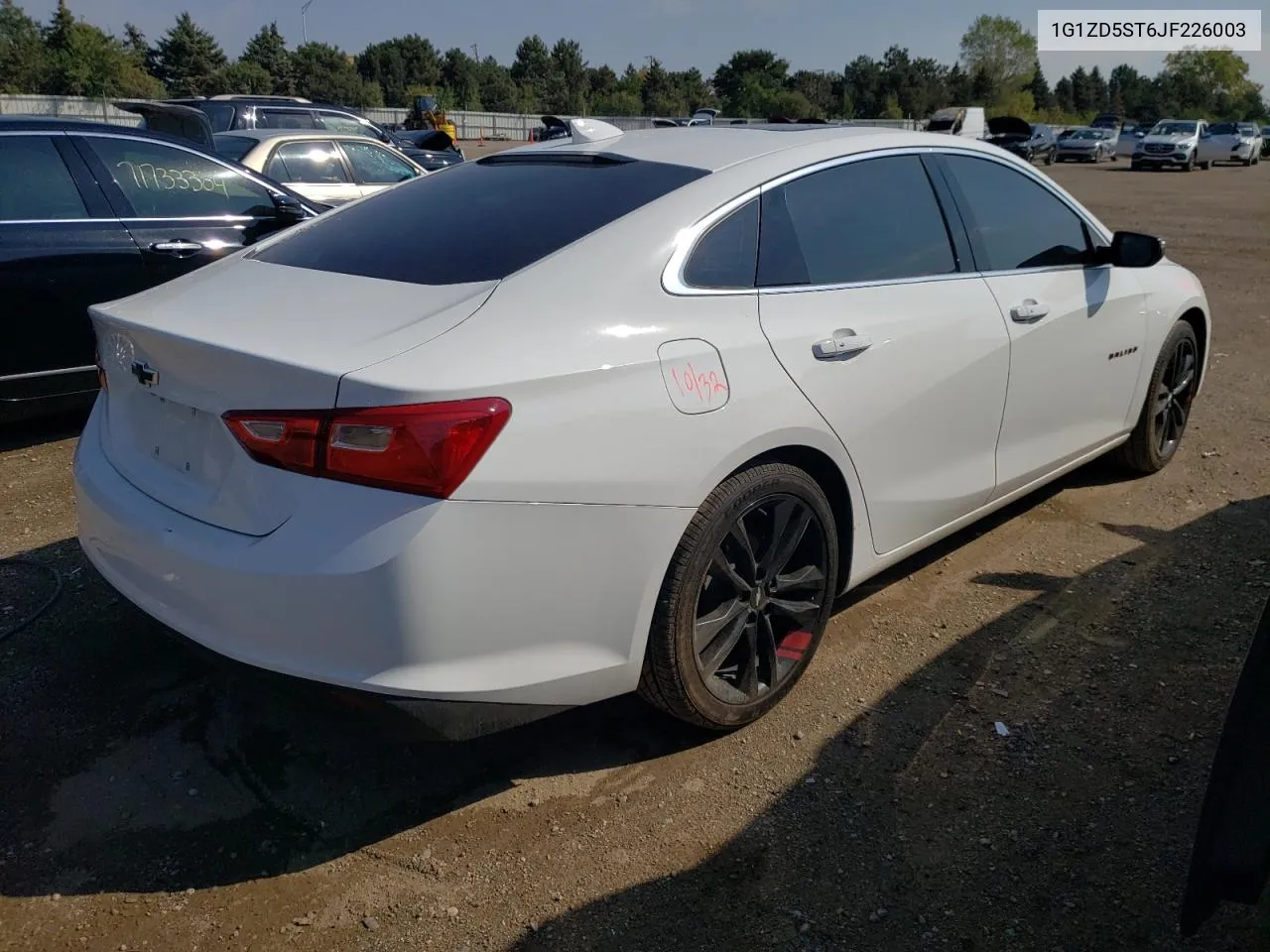 2018 Chevrolet Malibu Lt VIN: 1G1ZD5ST6JF226003 Lot: 72277824