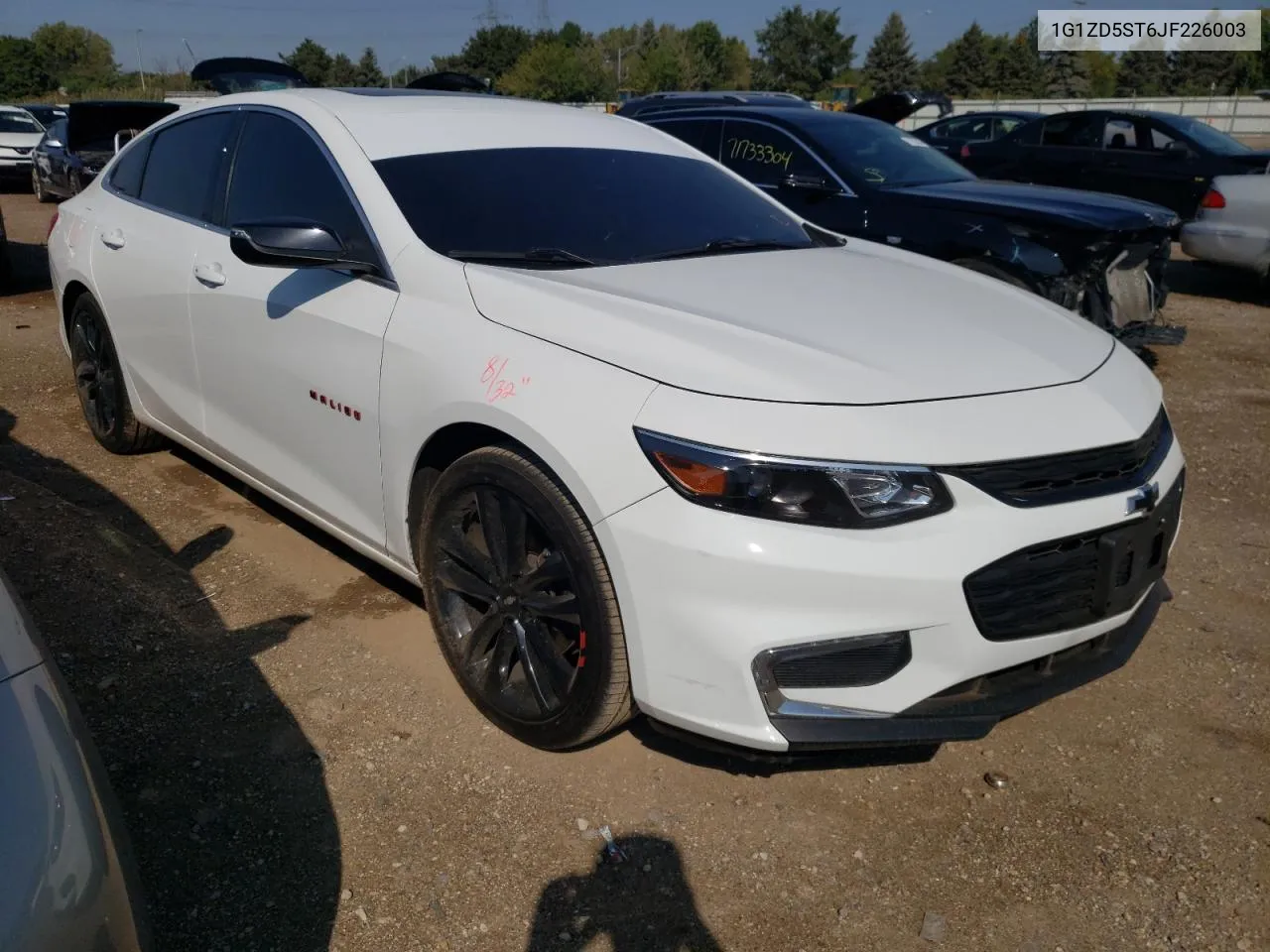 2018 Chevrolet Malibu Lt VIN: 1G1ZD5ST6JF226003 Lot: 72277824