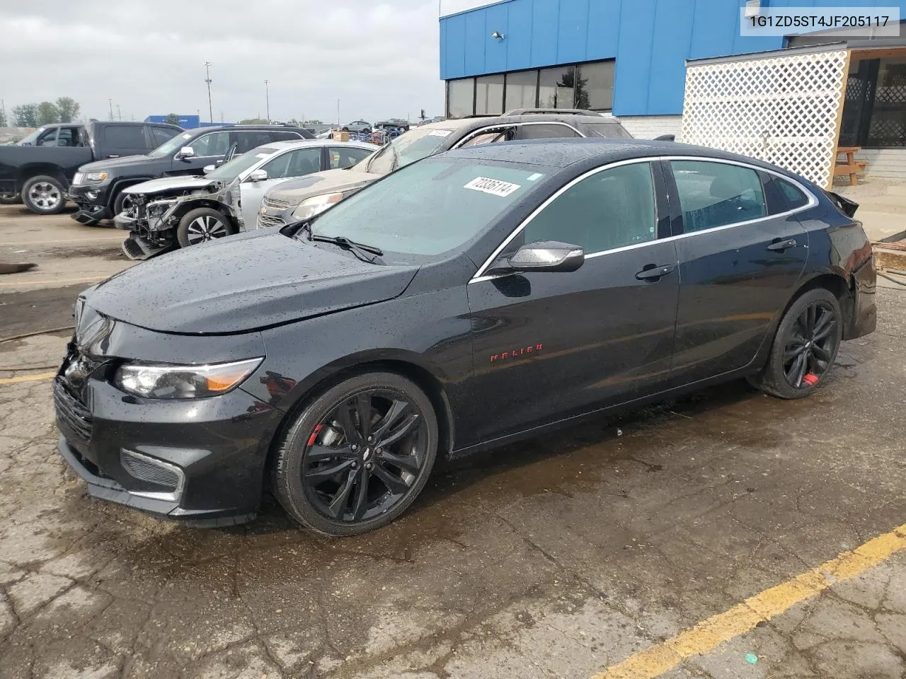 2018 Chevrolet Malibu Lt VIN: 1G1ZD5ST4JF205117 Lot: 72336114