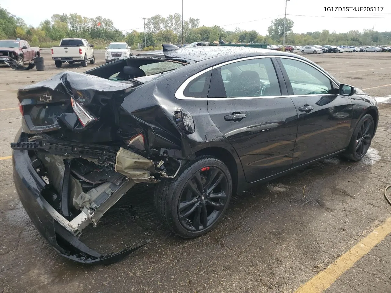 2018 Chevrolet Malibu Lt VIN: 1G1ZD5ST4JF205117 Lot: 72336114