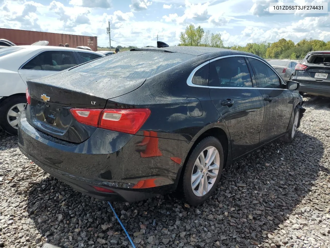 2018 Chevrolet Malibu Lt VIN: 1G1ZD5ST3JF274431 Lot: 72412924