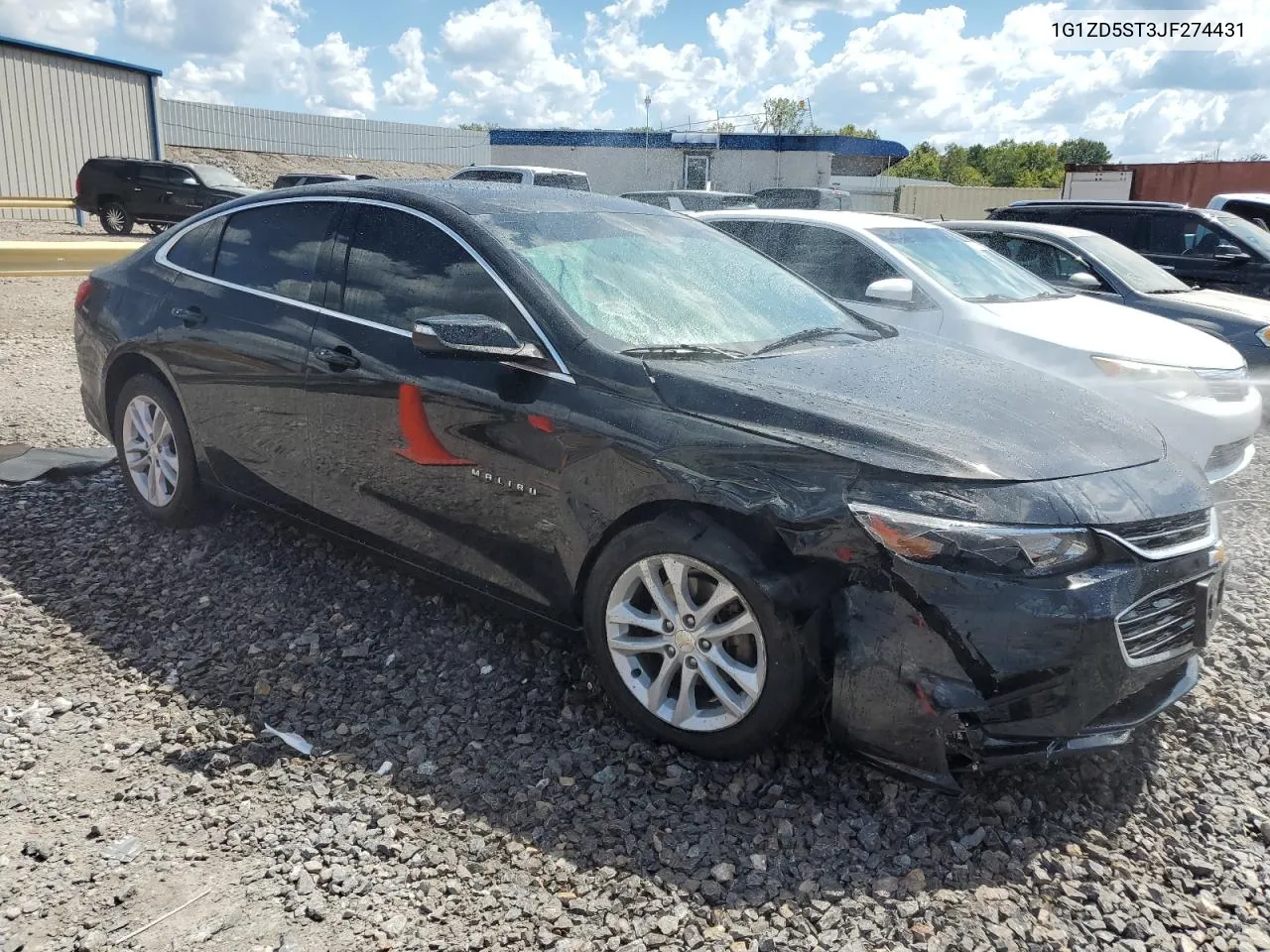 2018 Chevrolet Malibu Lt VIN: 1G1ZD5ST3JF274431 Lot: 72412924