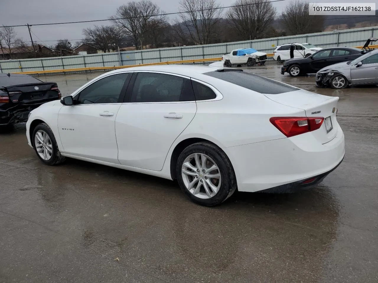 2018 Chevrolet Malibu Lt VIN: 1G1ZD5ST4JF162138 Lot: 72443454