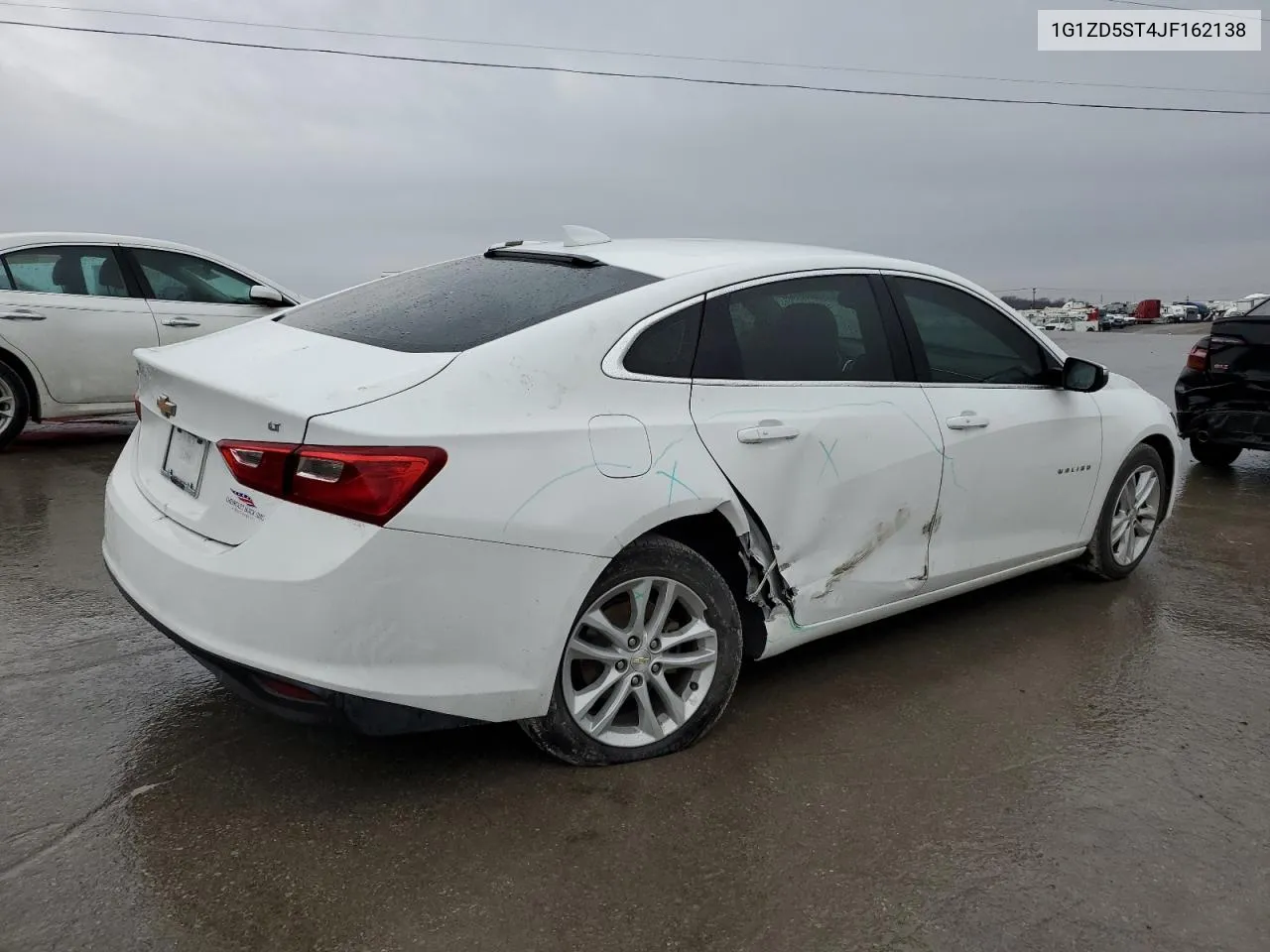 2018 Chevrolet Malibu Lt VIN: 1G1ZD5ST4JF162138 Lot: 72443454