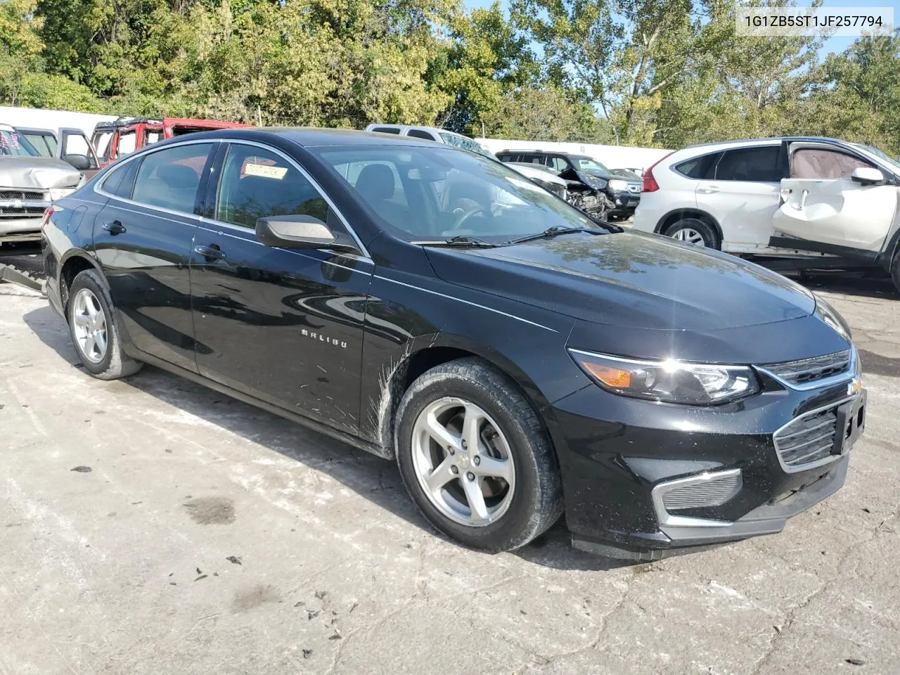 2018 Chevrolet Malibu Ls VIN: 1G1ZB5ST1JF257794 Lot: 72584554