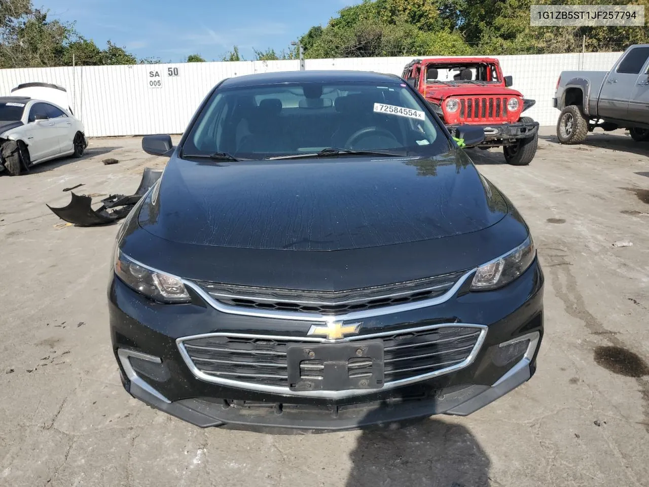 2018 Chevrolet Malibu Ls VIN: 1G1ZB5ST1JF257794 Lot: 72584554