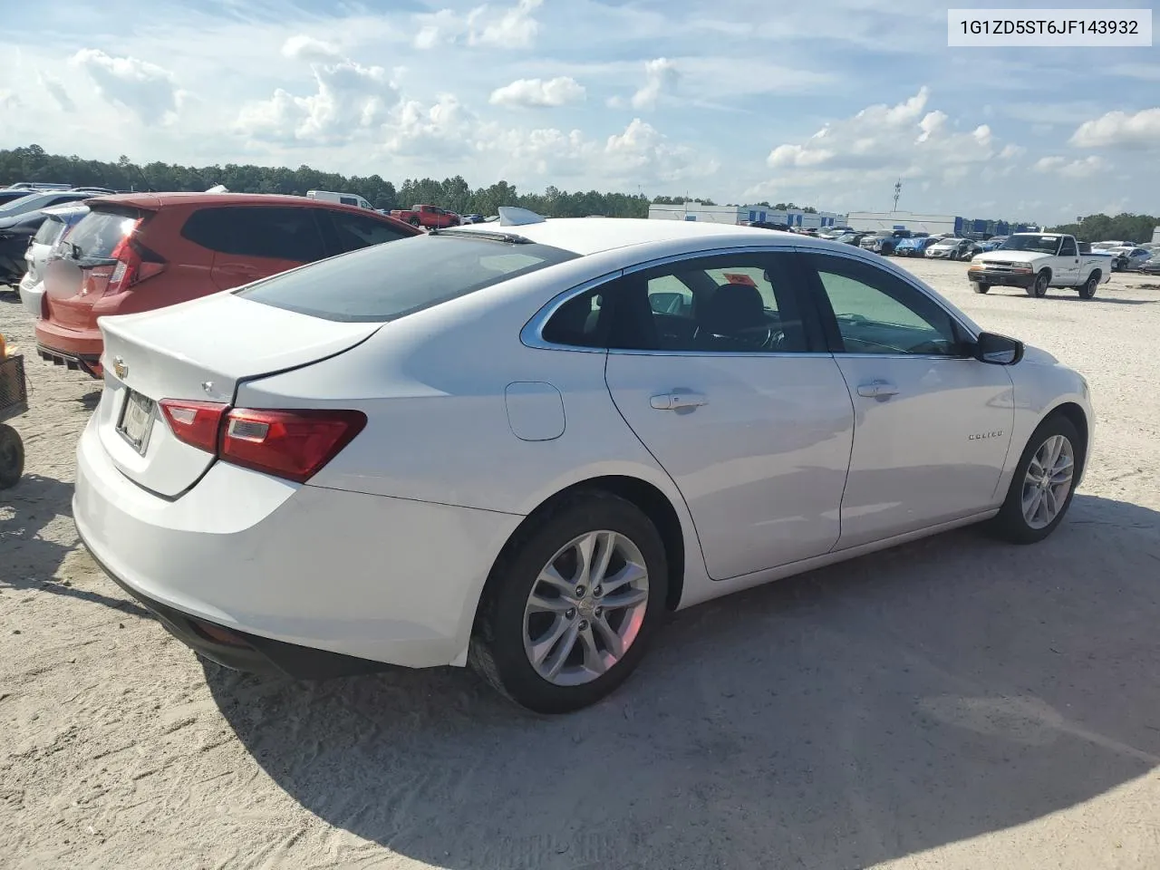 2018 Chevrolet Malibu Lt VIN: 1G1ZD5ST6JF143932 Lot: 72762964