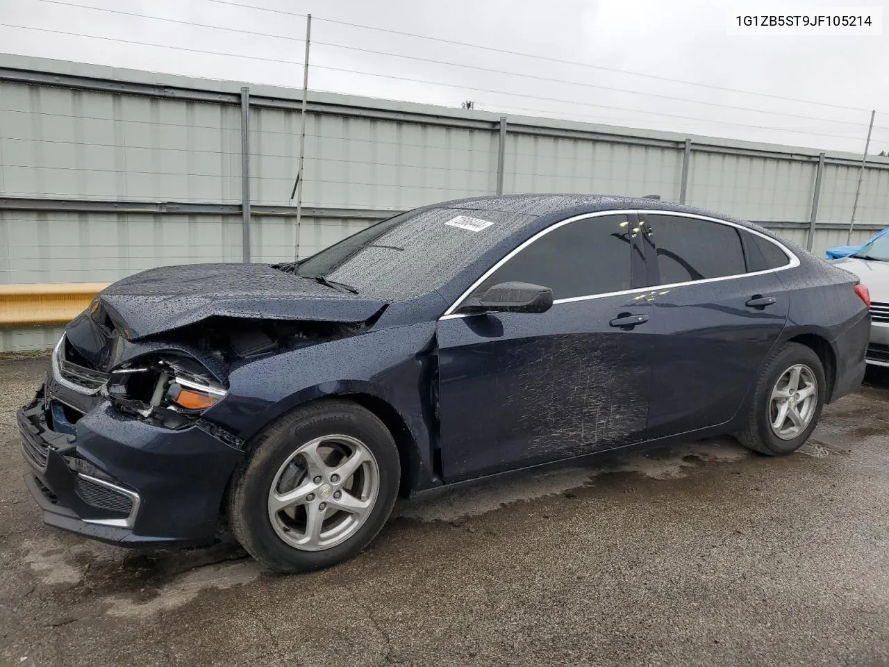 2018 Chevrolet Malibu Ls VIN: 1G1ZB5ST9JF105214 Lot: 72886444