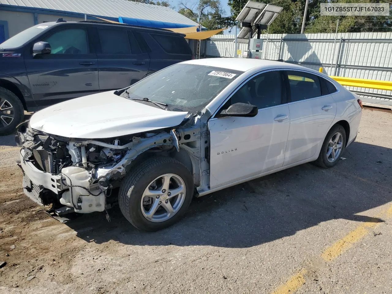 2018 Chevrolet Malibu Ls VIN: 1G1ZB5ST7JF167033 Lot: 72917864