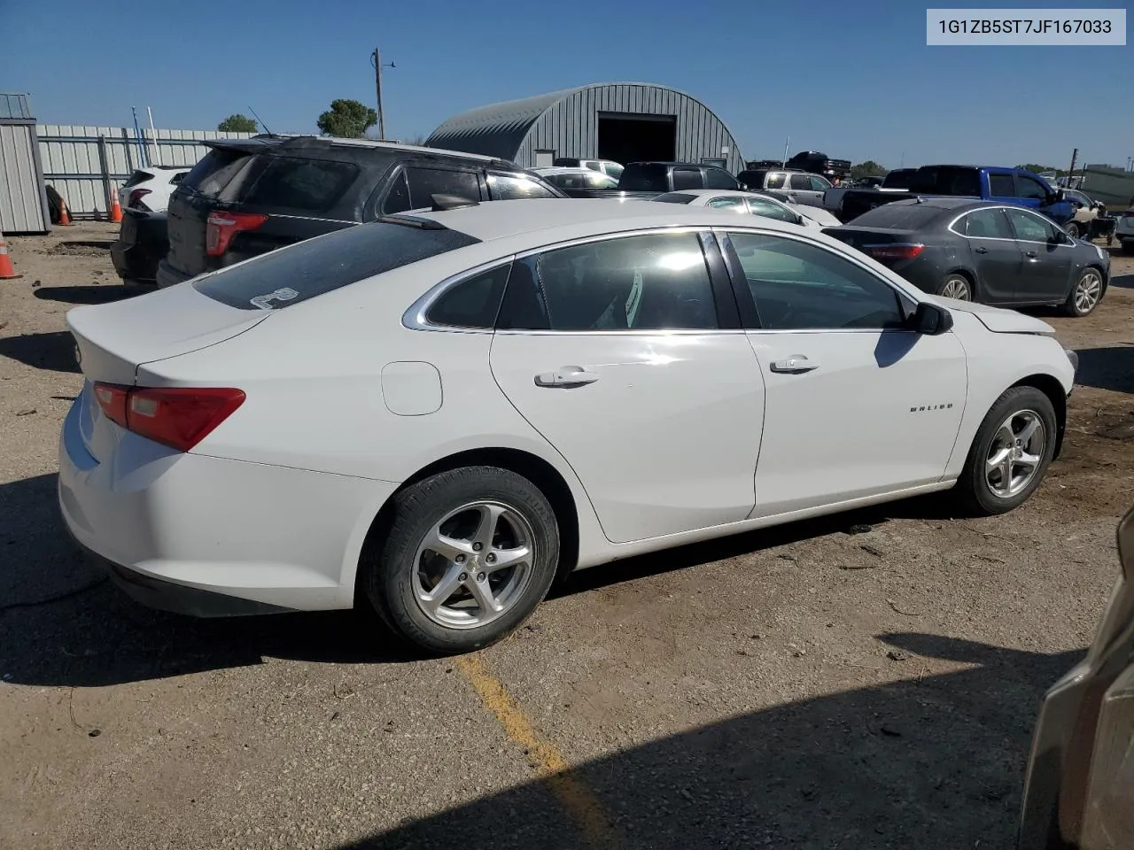 2018 Chevrolet Malibu Ls VIN: 1G1ZB5ST7JF167033 Lot: 72917864