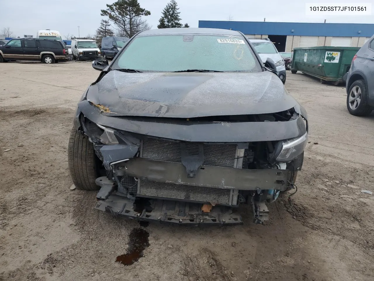 2018 Chevrolet Malibu Lt VIN: 1G1ZD5ST7JF101561 Lot: 72926914