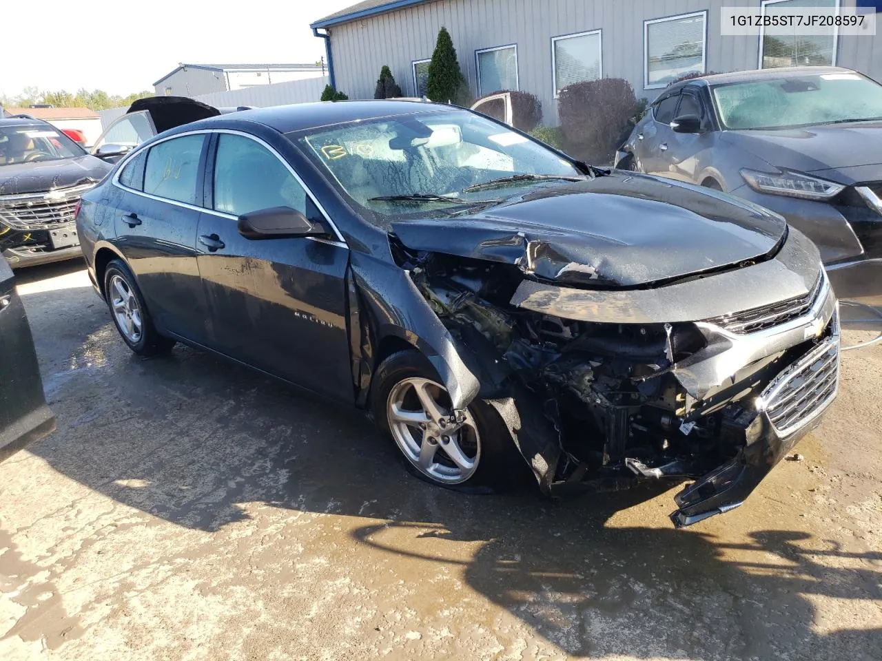 2018 Chevrolet Malibu Ls VIN: 1G1ZB5ST7JF208597 Lot: 72928334