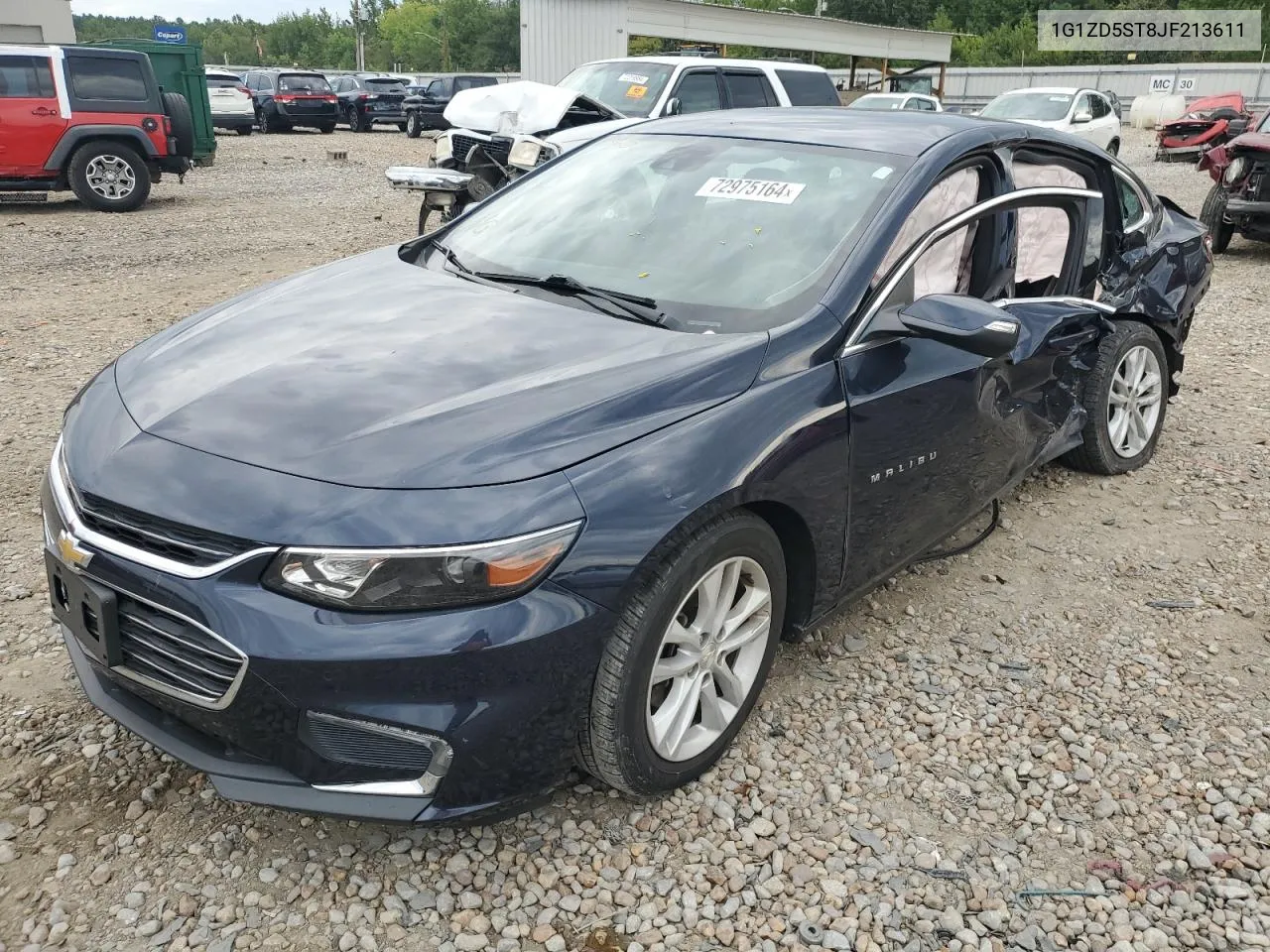 2018 Chevrolet Malibu Lt VIN: 1G1ZD5ST8JF213611 Lot: 72975164