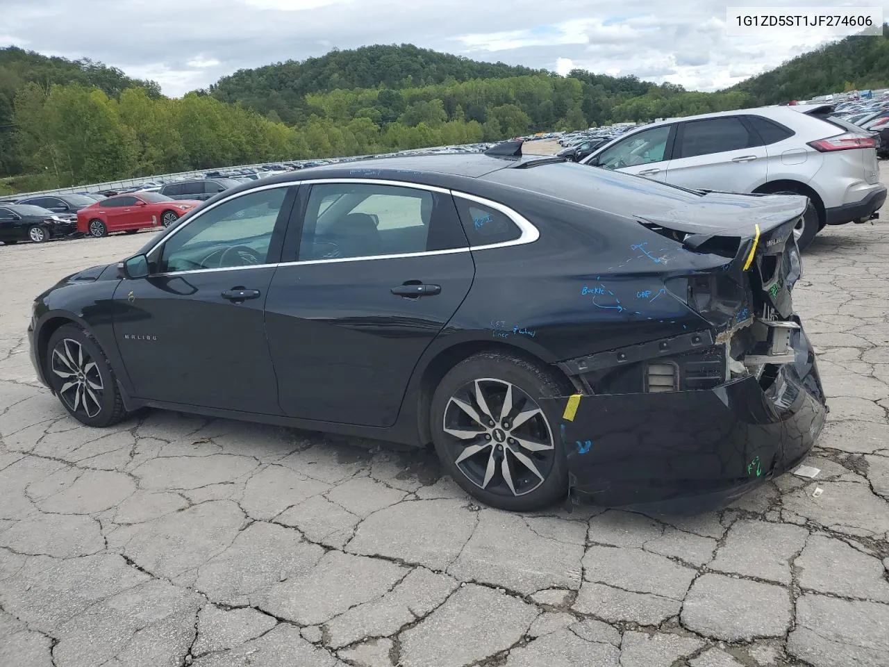 2018 Chevrolet Malibu Lt VIN: 1G1ZD5ST1JF274606 Lot: 73025104