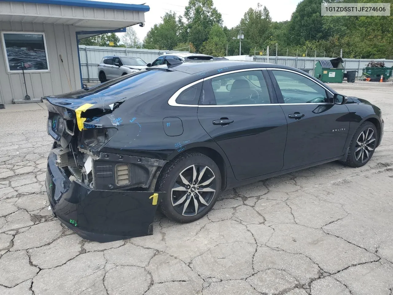 2018 Chevrolet Malibu Lt VIN: 1G1ZD5ST1JF274606 Lot: 73025104