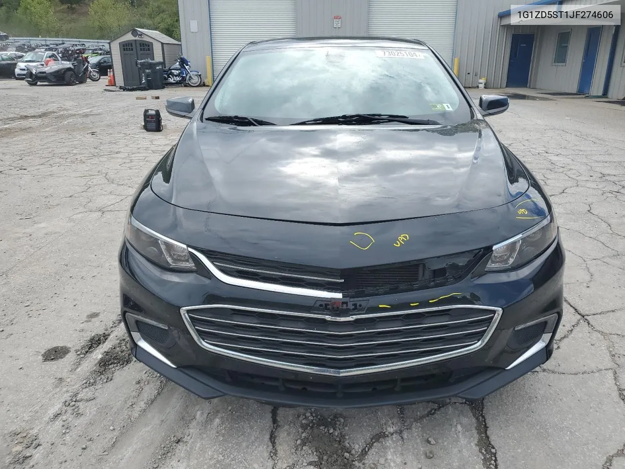 2018 Chevrolet Malibu Lt VIN: 1G1ZD5ST1JF274606 Lot: 73025104