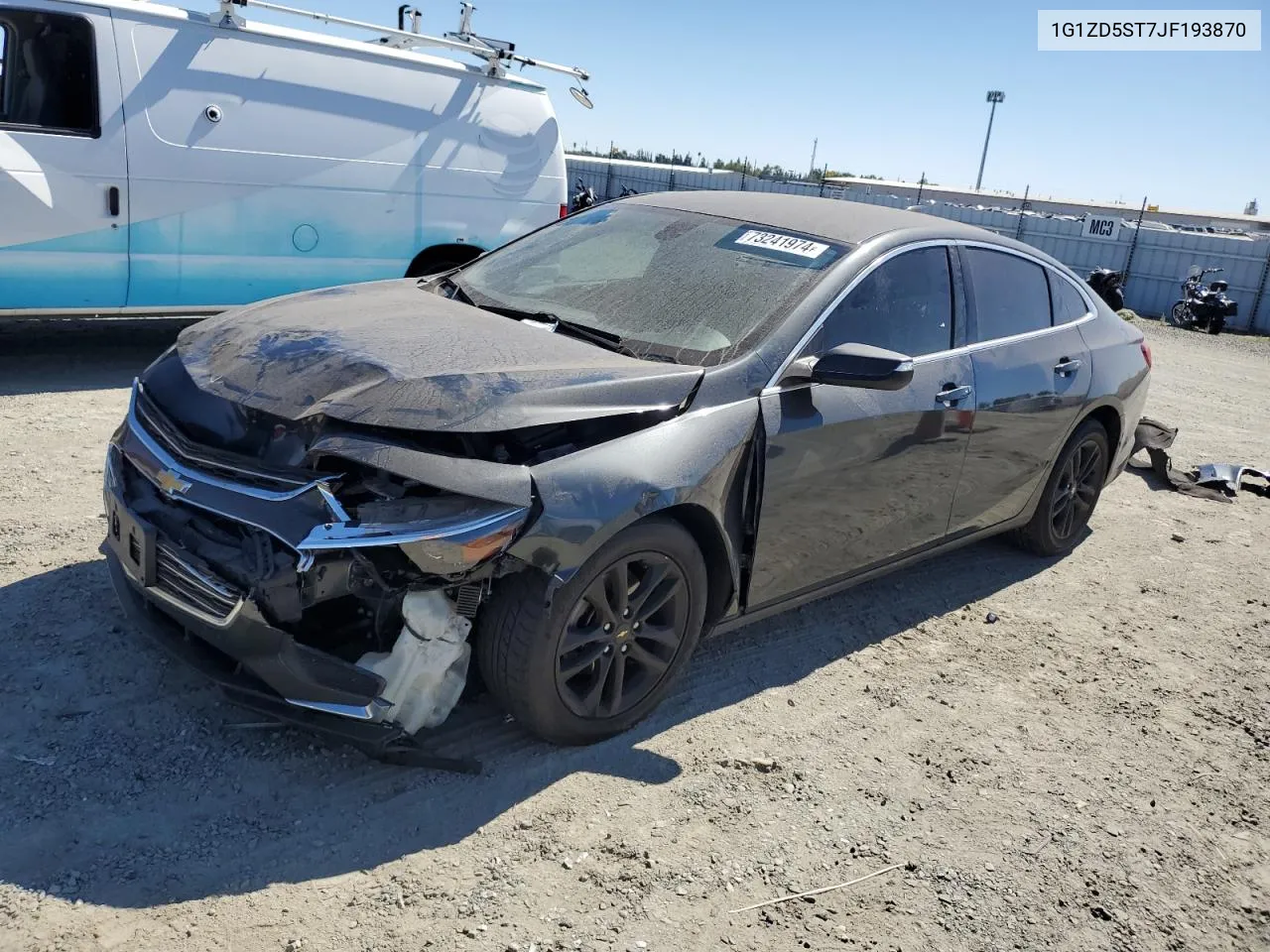 2018 Chevrolet Malibu Lt VIN: 1G1ZD5ST7JF193870 Lot: 73241974