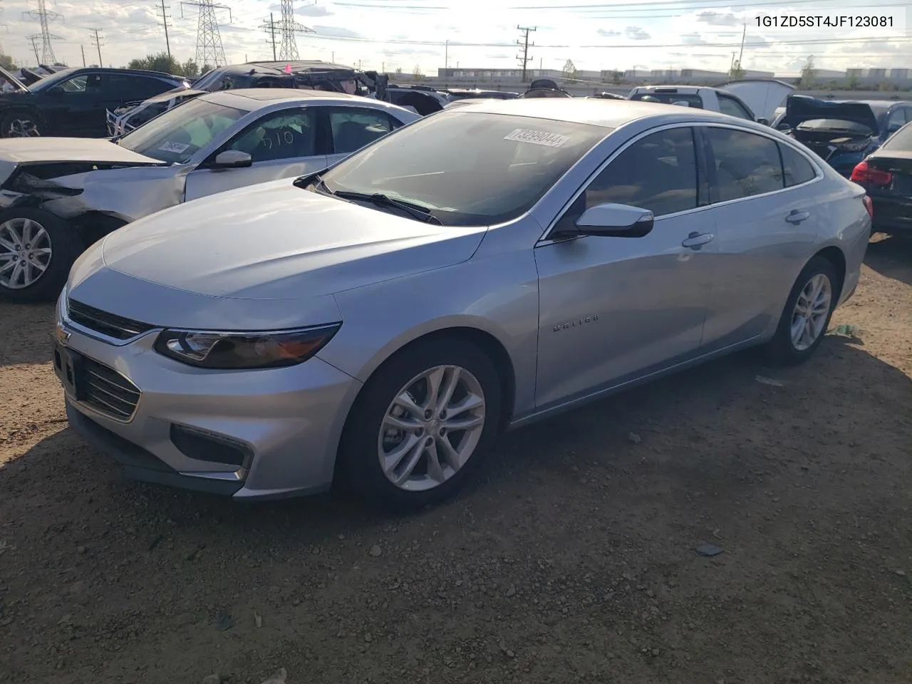 2018 Chevrolet Malibu Lt VIN: 1G1ZD5ST4JF123081 Lot: 73299044