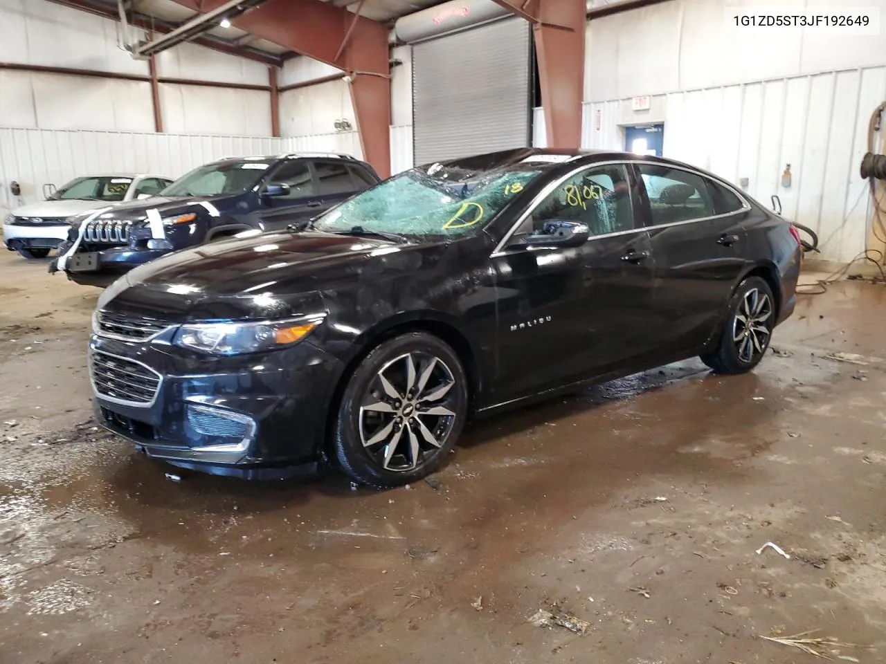 2018 Chevrolet Malibu Lt VIN: 1G1ZD5ST3JF192649 Lot: 73357134