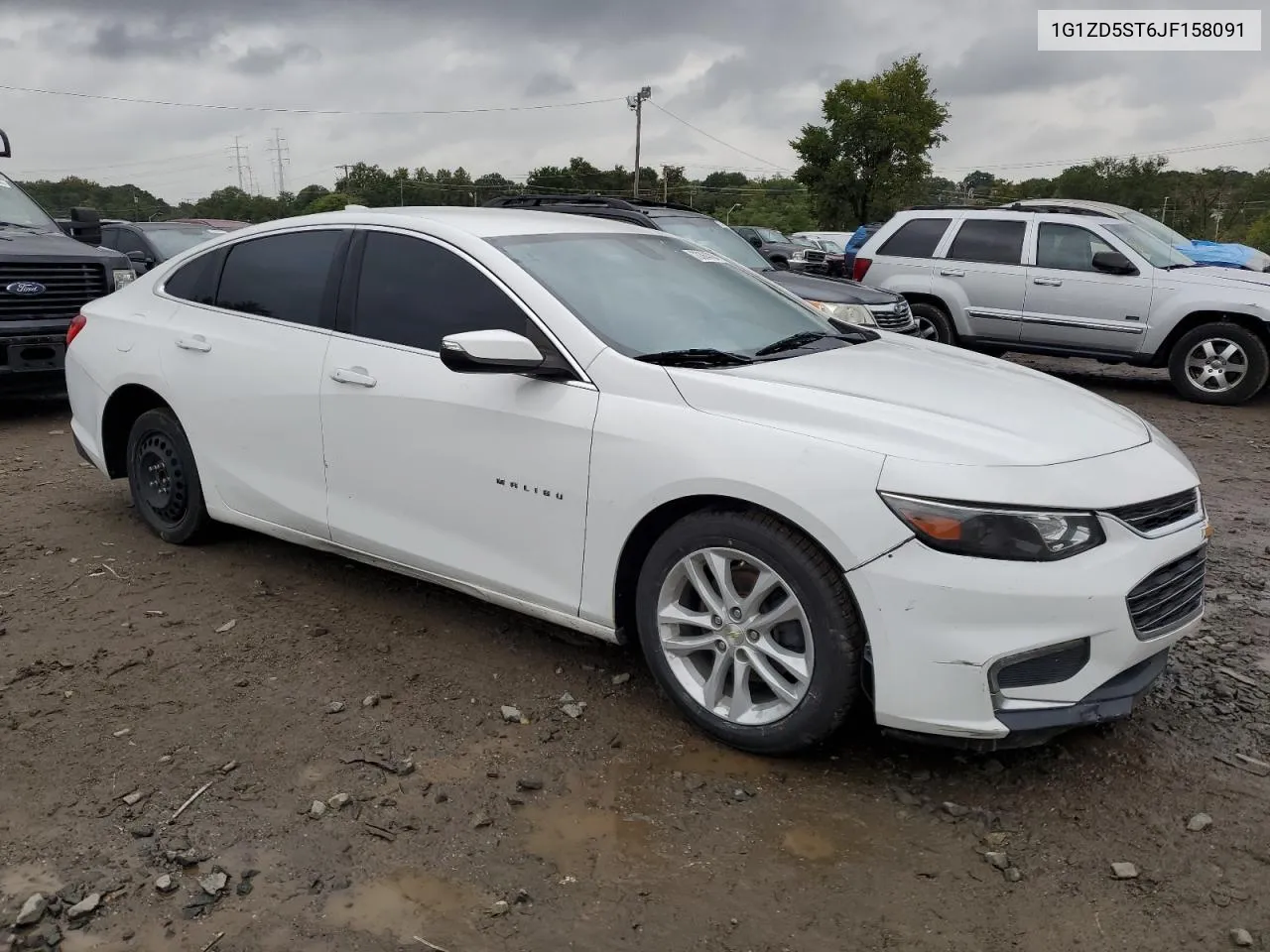 2018 Chevrolet Malibu Lt VIN: 1G1ZD5ST6JF158091 Lot: 73364764