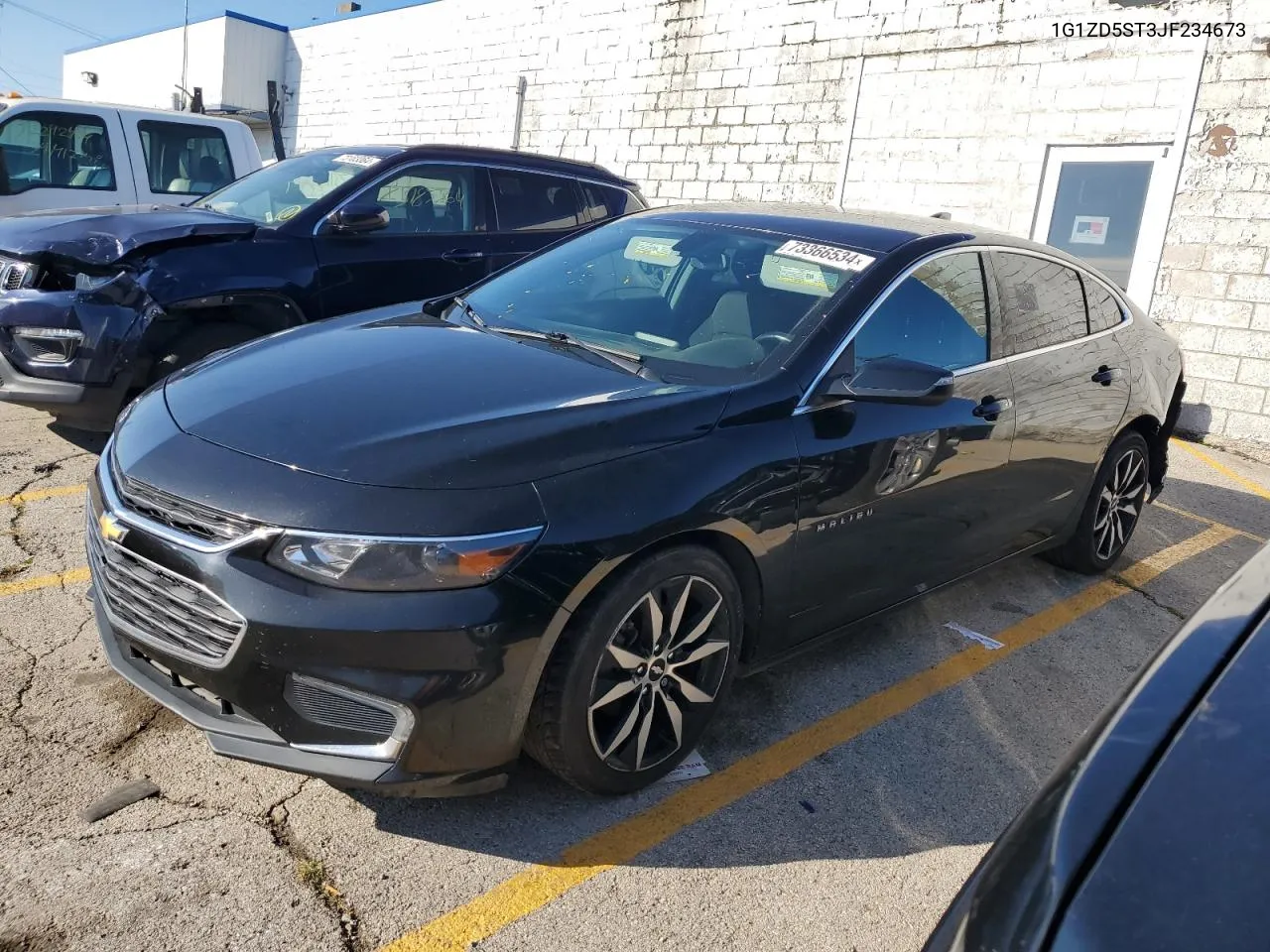 2018 Chevrolet Malibu Lt VIN: 1G1ZD5ST3JF234673 Lot: 73366534