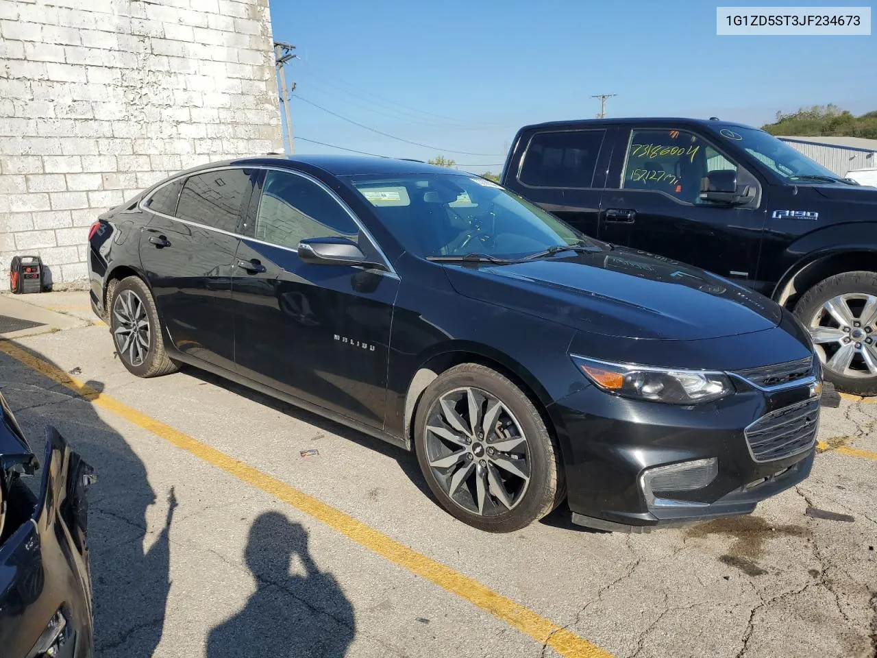 2018 Chevrolet Malibu Lt VIN: 1G1ZD5ST3JF234673 Lot: 73366534