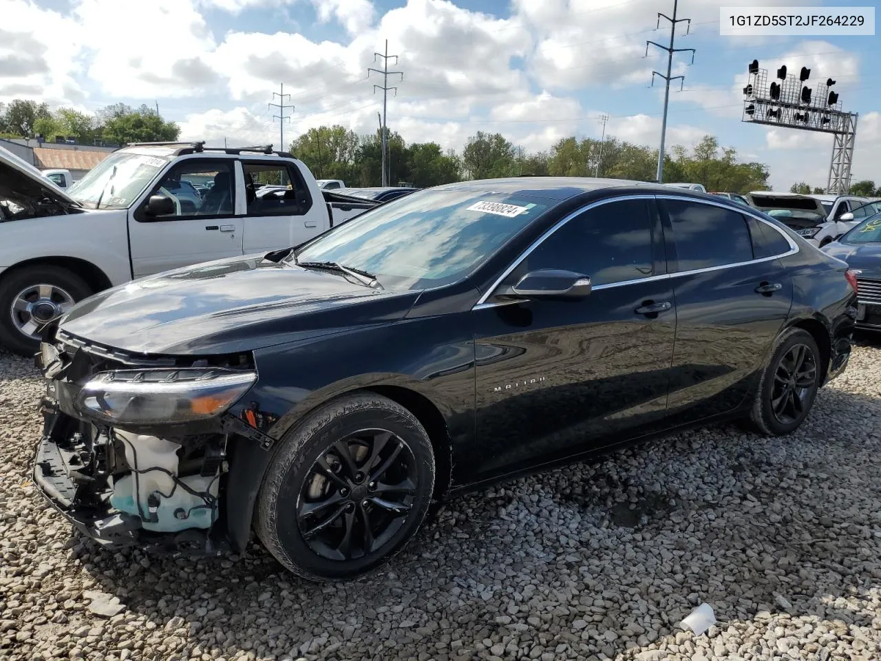 2018 Chevrolet Malibu Lt VIN: 1G1ZD5ST2JF264229 Lot: 73398824