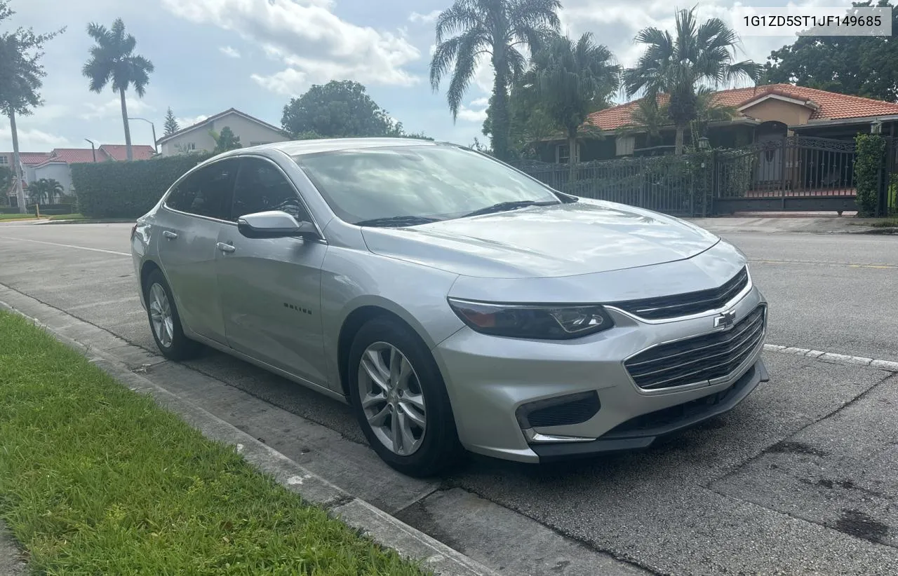 2018 Chevrolet Malibu Lt VIN: 1G1ZD5ST1JF149685 Lot: 73474464