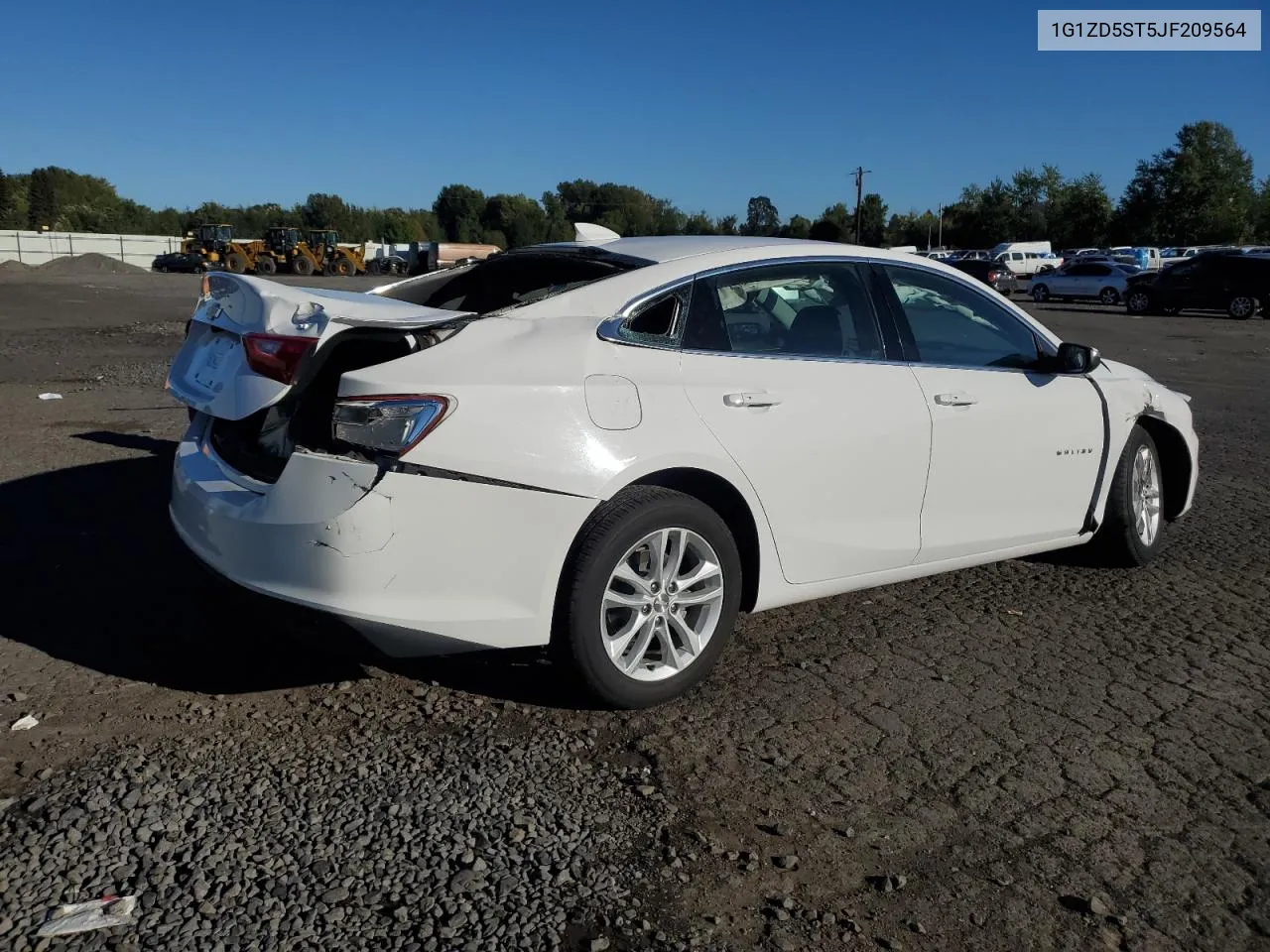 2018 Chevrolet Malibu Lt VIN: 1G1ZD5ST5JF209564 Lot: 73515604