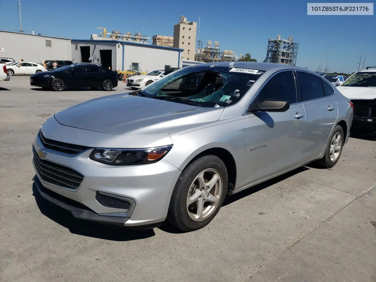 2018 Chevrolet Malibu Ls VIN: 1G1ZB5ST6JF221776 Lot: 73562744